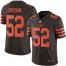 Nike Cleveland Browns #52 Preston Brown Brown Mens Stitched NFL Limited Rush Jersey