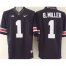 Buckeyes #1 Braxton Miller Black Limited Stitched NCAA Jersey