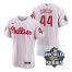 Phillies 44 Kyle Gibson White Nike 2022 World Series Flexbase Jersey
