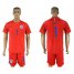 England #1 Hart Red Goalkeeper Soccer Country Jersey