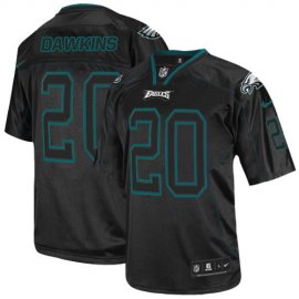 Nike Philadelphia Eagles #20 Brian Dawkins Lights Out Black Mens Stitched NFL Elite Jersey