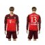 Bayern Munchen #13 Rafinha Goalkeeper Long Sleeves Soccer Club Jersey