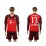 Bayern Munchen #13 Rafinha Goalkeeper Long Sleeves Soccer Club Jersey