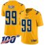 Nike Los Angeles Chargers #99 Jerry Tillery Gold Mens Stitched NFL Limited Inverted Legend 100th Season Jersey