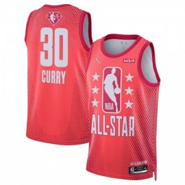 Golden State Warriors #30 Stephen Curry Jordan Brand 2022 NBA All-Star Game Swingman Jersey – Maroon Mens