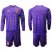 Spain Blank Purple Long Sleeves Goalkeeper Soccer Country Jersey