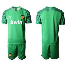Valencia Blank Green Goalkeeper Soccer Club Jersey