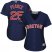 Boston Red Sox #25 Steve Pearce Navy Blue Alternate 2018 World Series Champions Womens Stitched MLB Jersey