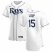 Tampa Bay Rays #15 Aaron Loup Mens Nike White Home 2020 Authentic Player MLB Jersey