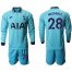 Tottenham Hotspur #28 Ndombele Third Long Sleeves Soccer Club Jersey