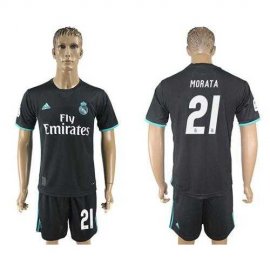 Real Madrid #21 Morata Away Soccer Club Jersey