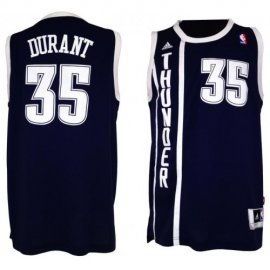 Oklahoma City Thunder 35 Kevin Durant Blue Revolution 30 Swingman NBA Jersey Cheap