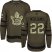 Adidas Toronto Maple Leafs #22 Tiger Williams Green Salute to Service Stitched NHL Jersey