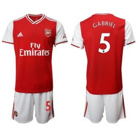 Arsenal #5 Gabriel Home Soccer Club Jersey