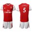 Arsenal #5 Gabriel Home Soccer Club Jersey