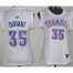 Cheap Women Oklahoma City Thunder 35 Kevin Durant White Swingman Jersey