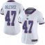 Nike New York Giants #47 Alec Ogletree White Womens Stitched NFL Limited Rush Jersey