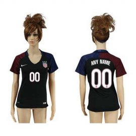 Womens USA Personalized Away Soccer Country Jersey
