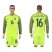 France #16 Mandanda Green Long Sleeves Goalkeeper Soccer Country Jersey