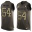 Nike Los Angeles Chargers #54 Melvin Ingram Green Mens Stitched NFL Limited Salute To Service Tank Top Jersey