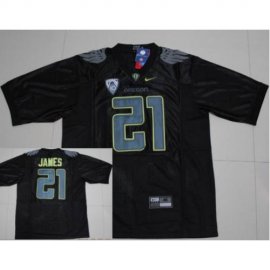 Oregon Ducks 21 LaMichael James Black NCAA Jerseys