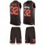 Nike Cleveland Browns #32 Jim Brown Brown Team Color Mens Stitched NFL Limited Tank Top Suit Jersey