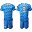 Marseille #9 Balotelli Away Soccer Club Jersey
