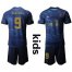 Real Madrid #9 Benzema Away Kid Soccer Club Jersey