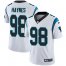 Nike Carolina Panthers #98 Marquis Haynes White Mens Stitched NFL Vapor Untouchable Limited Jersey