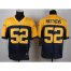 Nike Green Bay Packers #52 Clay Matthews Navy Blue Alternate Mens Stitched NFL New Elite Jersey