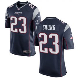 Nike New England Patriots #23 Patrick Chung Navy Blue Team Color Youth Stitched NFL New Elite Jersey