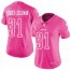 Nike Philadelphia Eagles #31 Nickell Robey-Coleman Pink Womens Stitched NFL Limited Rush Fashion Jersey