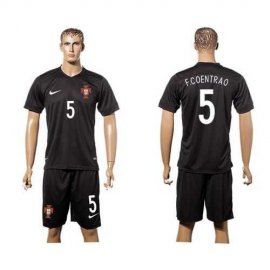 Portugal #5 F.Coentrao SEC Away Soccer Country Jersey