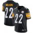 Nike Pittsburgh Steelers #22 Steven Nelson Black Team Color Mens Stitched NFL Vapor Untouchable Limited Jersey