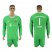 Bayern Munchen #1 Neuer Green Goalkeeper Long Sleeves Soccer Club Jersey
