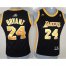 Cheap Women Los Angeles Lakers 24 Kobe Bryant Black Swingman Jersey Yellow Number