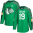 Adidas Chicago Blackhawks #19 Jonathan Toews adidas Green St. Patricks Day Authentic Practice Stitched NHL Jersey