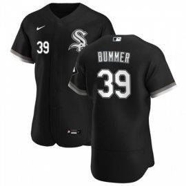 Chicago White Sox #39 Aaron Bummer Mens Nike Black Alternate 2020 Authentic Player MLB Jersey