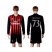 AC Milan #73 Locatelli Home Long Sleeves Soccer Club Jersey