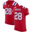 Nike New England Patriots #28 James White Red Alternate Mens Stitched NFL Vapor Untouchable Elite Jersey