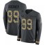 Nike Indianapolis Colts #99 DeForest Buckner Anthracite Salute to Service Mens Stitched NFL Limited Therma Long Sleeve Jersey
