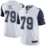 Nike Dallas Cowboys #79 Trysten Hill White Mens Stitched NFL Limited Rush Jersey