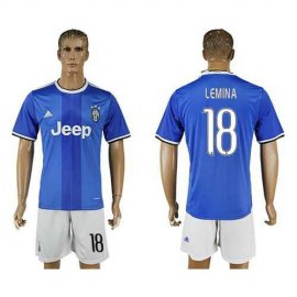 Juventus #18 Lemina Away Soccer Club Jersey