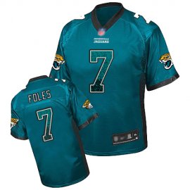 Nike Jacksonville Jaguars #7 Nick Foles Teal Green Alternate Youth Stitched NFL Elite Drift Fashion Jersey