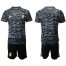 Belgium Blank Black Goalkeeper Soccer Country Jersey