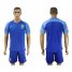 Brazil Blank Blue Soccer Country Jersey