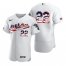 Oakland Athletics #22 Ramon Laureano Mens Nike White Fluttering USA Flag Limited Edition Authentic MLB Jersey