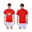 Manchester United Blank Red Home Soccer Club Jersey