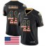 Nike New Orleans Saints #41 Alvin Kamara Black Mens Stitched NFL Limited Rush USA Flag Jersey