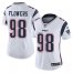 Nike New England Patriots #98 Trey Flowers White Womens Stitched NFL Vapor Untouchable Limited Jersey